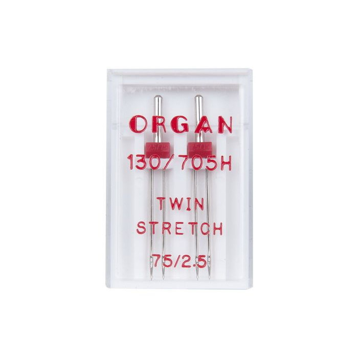 Organ иглы Двойные №75 2.50 стрейч (2 штуки)
