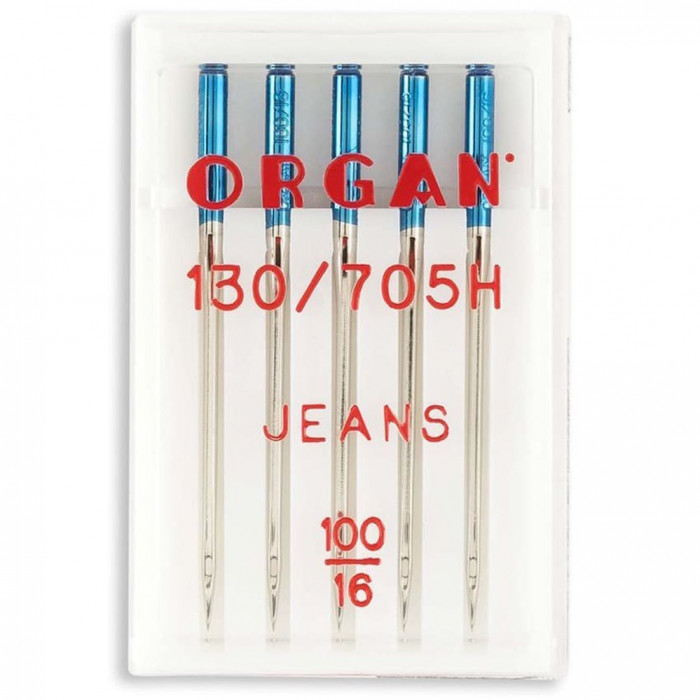 Organ иглы Джинс 100, 5 шт